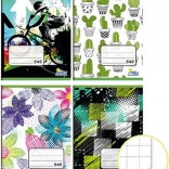 Šolski zvezek A5 karo Teenage mix