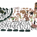 Velik komplet vojakov in vojaških vozil (400 kosov)