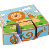 Sestavljanke kocke eksotične živali