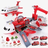 Zložljivo letalo z velikim parkiriščem in žerjavom – gasilski set