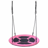 Gugalni krog štorkljino gnezdo 100 cm Baby Mix roza