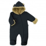 Zimski dojenčkov pajac Nicol Miki grafitni