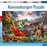 Ravensburger sestavljanka T‑Rex Terror 35 koščkov