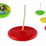 Otroška diskasta gugalnica za vrt, rožnata, premer 28 cm