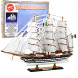Dekorativni model jadrnice Amerigo Vespucci 64x46 cm