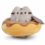 Plišasta igračka Pusheen v čokoladnem krofu