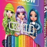 Trikotni barvni svinčniki 12 kosov ASTRA RAINBOW HIGH