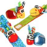 Zapestni ropotuljici za dojenčke – set 2 kos