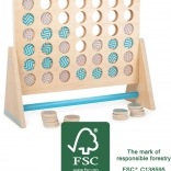 Lesena igra štiri v vrsto XXL