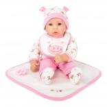 small foot punčka Hanna z mehkim telescem in dodatki