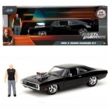 Hitri in drzni 1970 Dodge Charger 1:24 z figurico Dominica Toretta