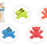 otroški ropotuljica in grizalo krog – medvedek ali zajček