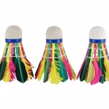 Barvne peresne badminton žogice, 3 kosi