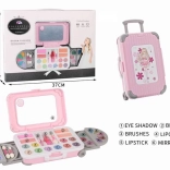 Komplet za ličenje v kovčku na kolescih