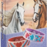 moxy diamantno slikanje – komplet za izdelavo zapestnic horse collection (2 kosa)