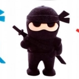 Radirka Astra Ninja, 1 kos (mešanica barv)