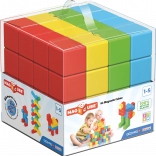 Geomag Magicube barvne magnetne kocke, 64 delov