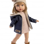 realistična punčka Penelope 34 cm s celovinilnim telesom