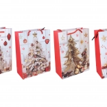 Darilna vrečka L božična 31 × 40 × 12 cm
