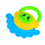 Barvito ropotuljico z držalom za dojenčke