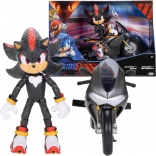 Sonic 3: figurica SHADOW na črnem motorju (mali set)