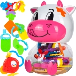 Ropotuljice za dojenčka v škatlici Kravica