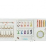 Lesena motorična plošča Pes – aktivni panel za otroke