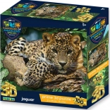 3D sestavljanka GES – jaguar, 100 koščkov