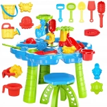 Woopie vodna miza 2v1 peskovnik s stolčkom akvapark z delfinom