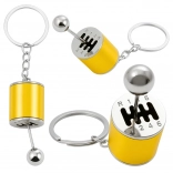 Kovinski obesek za ključe v obliki prestavne ročice – zlati