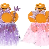 Pustni komplet vila vijolična