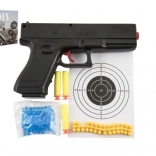 Pištola na kroglice 20 cm z vodnimi kroglicami in penastimi naboji