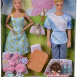 Lutki Steffi in Kevin na pikniku