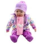 Punčka dojenček deklica 50 cm s srčki