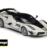 Bburago Ferrari FXX-K EVO št. 70 črno-beli model 1:18