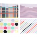 Mapa z gumbom 36x26 cm mix