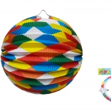 papirnata laterna krogla 25 cm