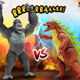 Primal Clash dvoboj Boss vs King Kaiju – komplet akcijskih figur 21 cm