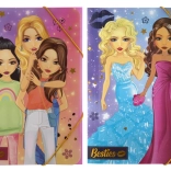 Šolske deske z preklopno elastiko A4 Besties