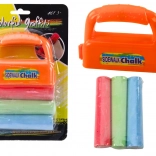 Komplet močnih pločnikarskih kred s oranžnim držalom, 3 kosi