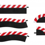 zunanje obrobe za pit lane za steze carrera evolution/digital 132/124, komplet 5 kosov