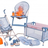 Mega set BABY DINO s punčko in dodatki