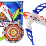 Lok z tarčo za penaste puščice s priseskom, 6 kosov