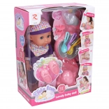 Dojenček s zvoki in funkcijo lulanja 30 cm