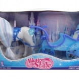 Konj z modrim kočijem