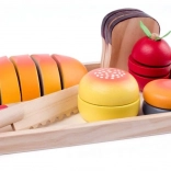 Leseni set za rezanje zajtrka