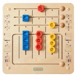 Masterkidz razvrščevalna tabla Diamanti – stenska montessori izobraževalna igra