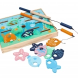 Lesena ribiška igra za otroke