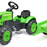 Traktor na pedala Country Farmer z zeleno prikolico za otroke 2–5 let
