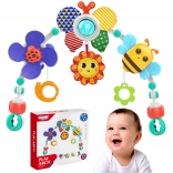 Woopie Baby lok s igračami za posteljico, voziček in avtosedež